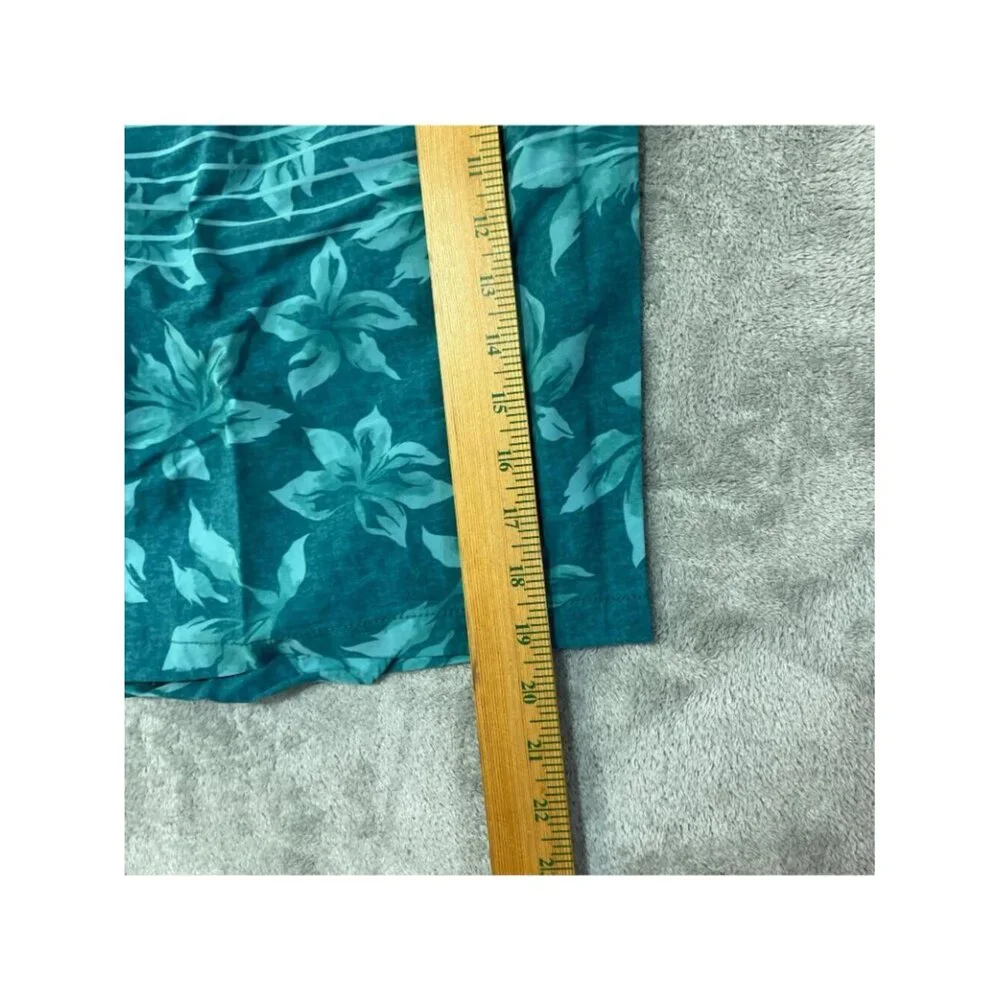 NWT Kirkland Signature Men's XXL Swim Shorts Teal Floral Print